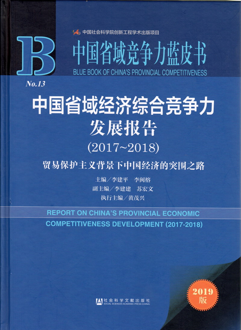 大鸡巴肏烂骚屄视频免费中国省域经济综合竞争力发展报告（2017-2018）